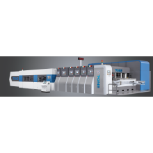 High speed flexographic folder gluer